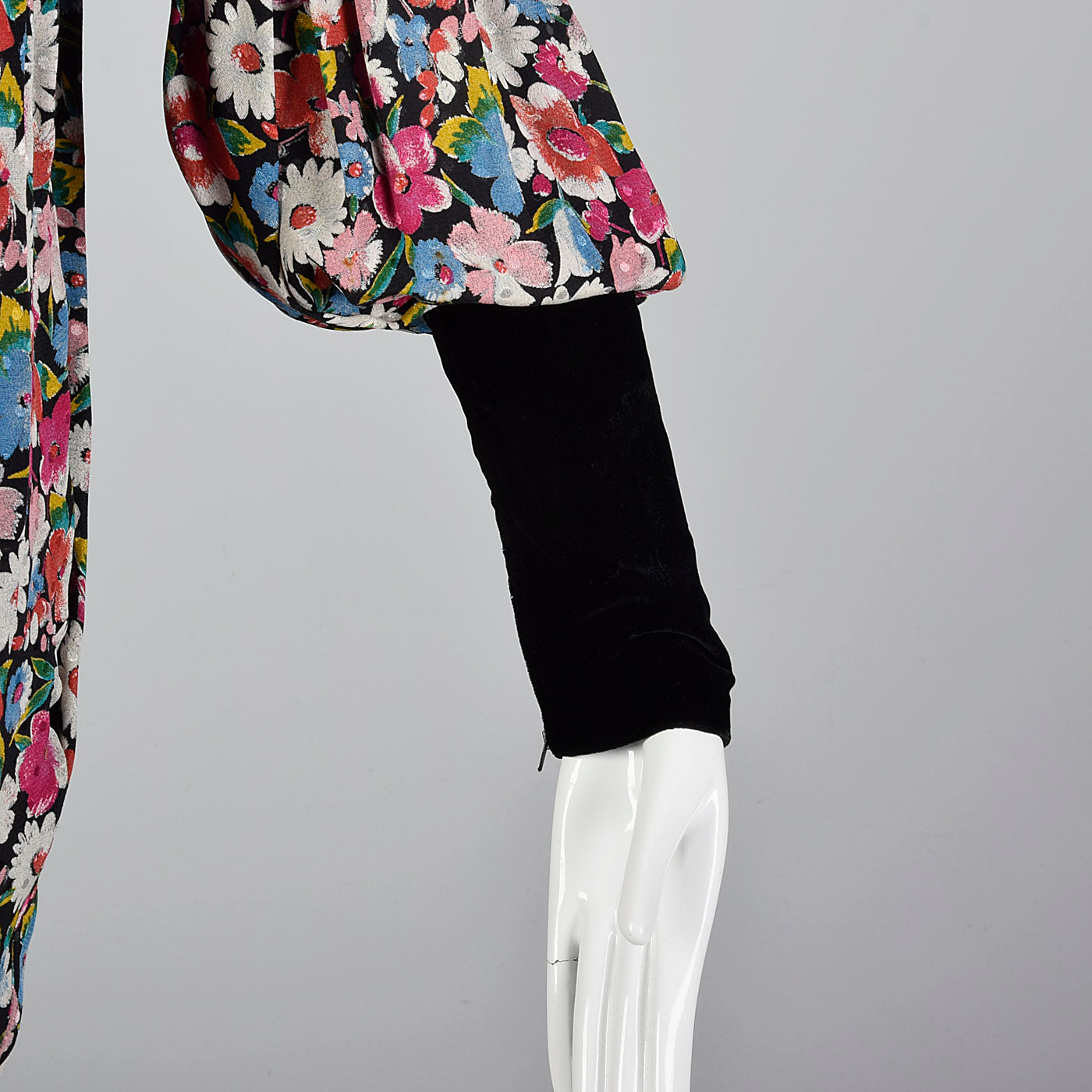 1980s Emanuel Ungaro Solo Donna Floral Dress