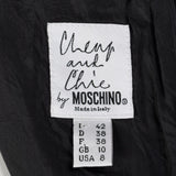 Moschino Cheap & Chic Tight Black Dress with Lurex Threads