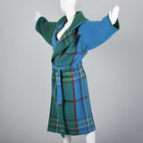 Jean Charles de Castelbajac Plaid Blanket Coat