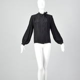 Small 1980s Christian Dior Separates Silk Blouse