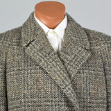 1950s Mens Wool Tweed Frankfurt Coat