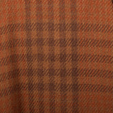 1950s Plaid Wool Dress with Attached Faux Scarf