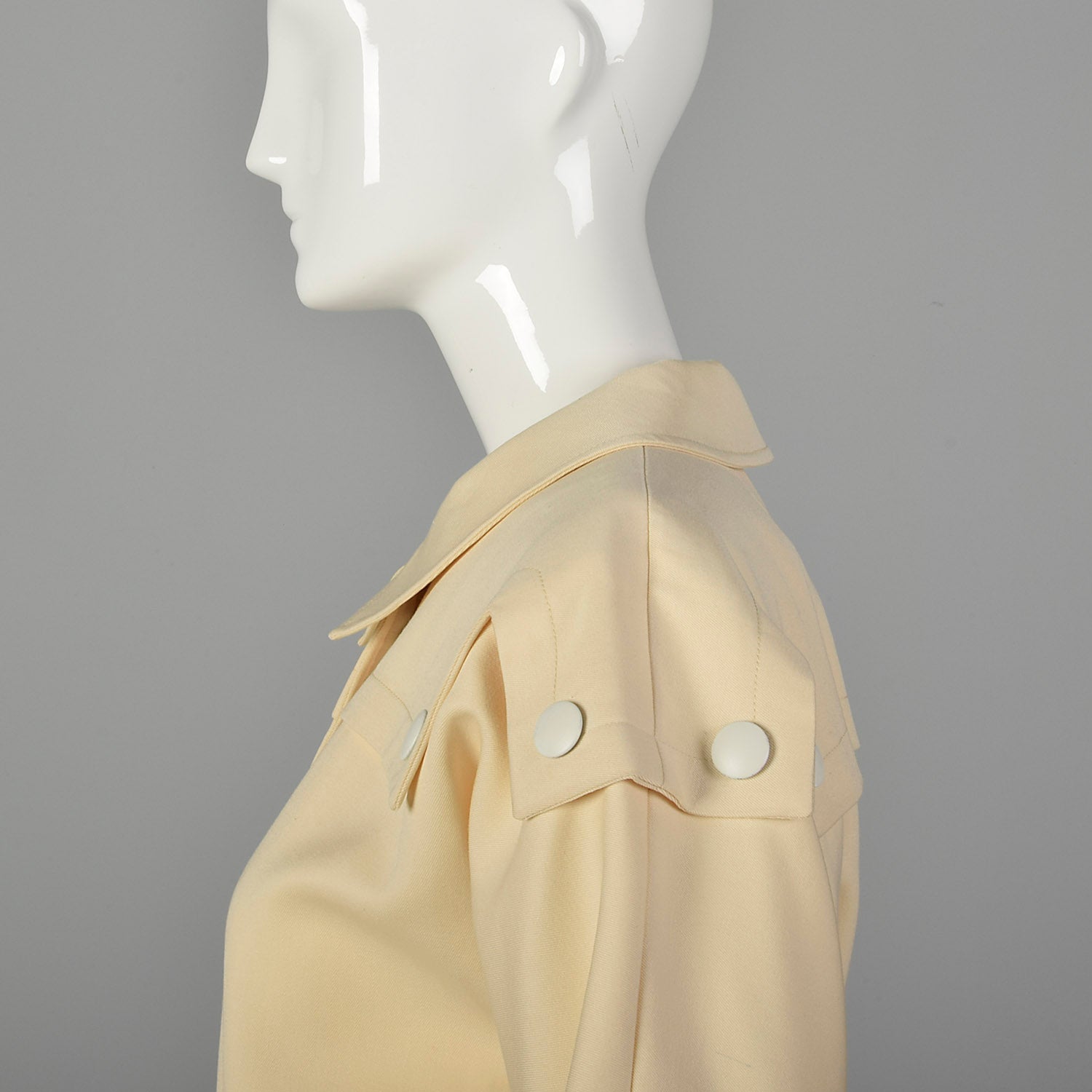 Large Pierre Cardin 1970s Tan Trench Coat