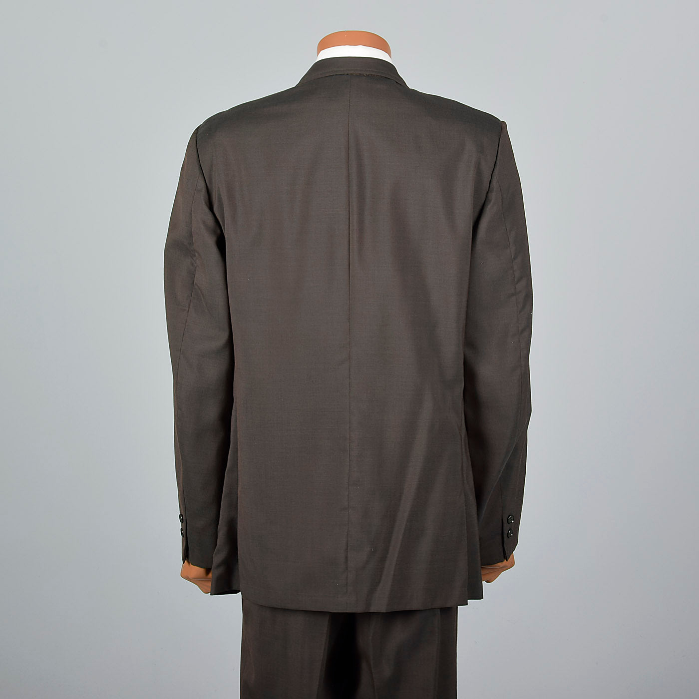 1950s Mens Brown Summer Two Piece Suit