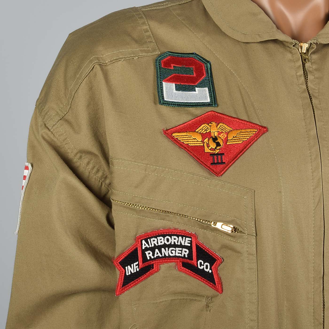 1970s Mens Chemin De Fer Flight Suit