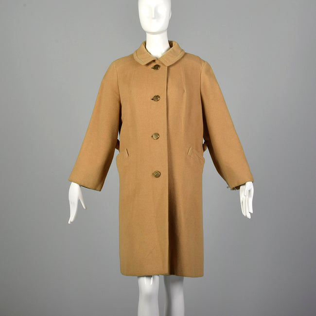 Country Tweeds for I. Magnin Camel Coat