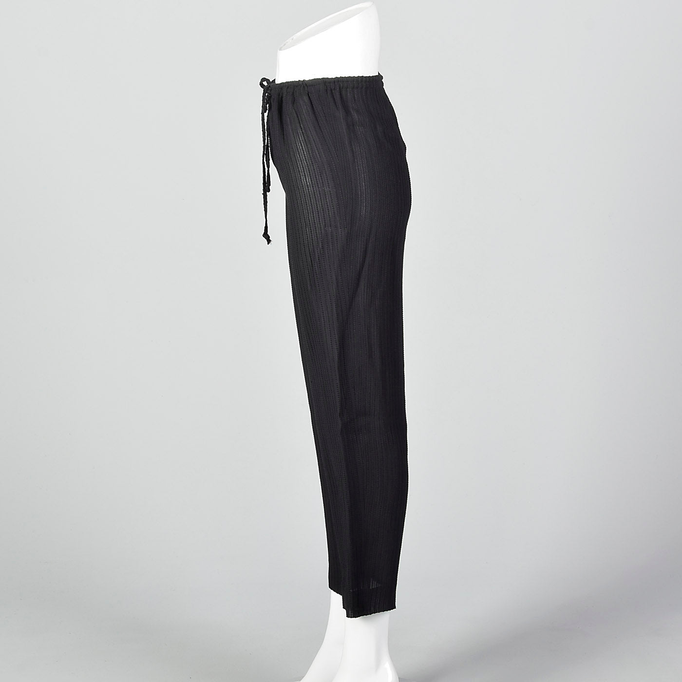 1990s Giorgio Armani Silk Lined Drawstring Pants