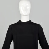 XS Roger Milot for Fred Perlberg 1960s Black Dress