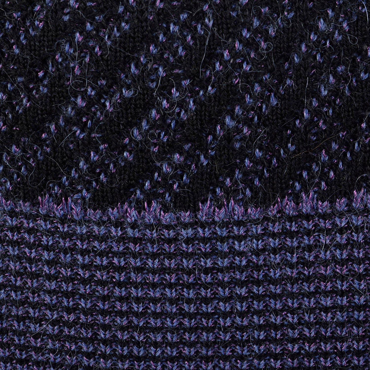 Small Emanuel Ungaro Parallele 1980s Purple Striped Black Turtleneck Sweater