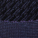 Small Emanuel Ungaro Parallele 1980s Purple Striped Black Turtleneck Sweater
