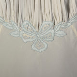 Small 1930s Silk Peignoir Set Bias Cut Nightgown Honeymoon Lingerie