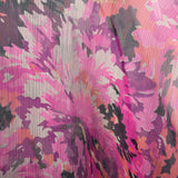 1930s Pink Silk Dress with Flutter Sleeves