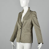 2000s Dries Van Noten Black and White Jacket
