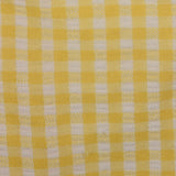 1960s Yellow Seersucker Wrap Skirt