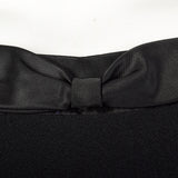 Small Late 1950s-Early 1960s Black Wiggle Dress