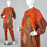 1970s Christian Dior Bohemian Loungewear Set