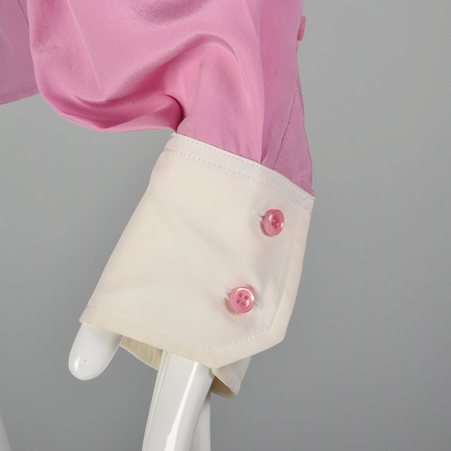 Medium Yves Saint Laurent Rive Gauche Pink Silk Blouse