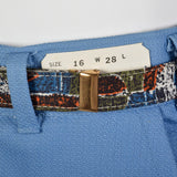 1950s Deadstock Blue Bermuda Shorts