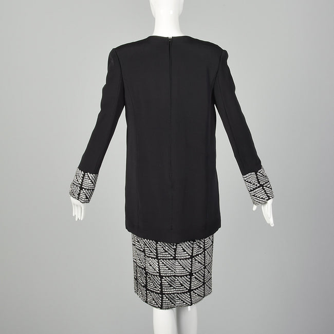 Medium 1980s Bob Mackie Illusion Suit Dress