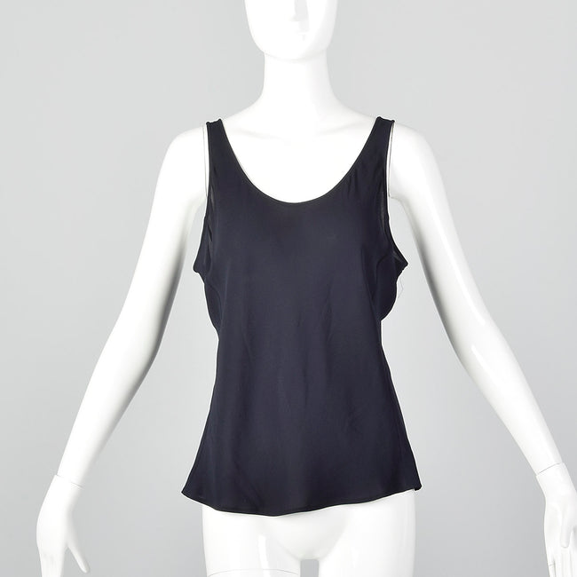 1990s Armani Sheer Navy Tank