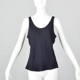 1990s Armani Sheer Navy Tank