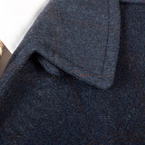 1960s Mens Navy Blue Car Coat