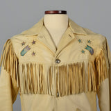 Jos Binne One of a Kind Hand Painted Deerskin Leather Jacket