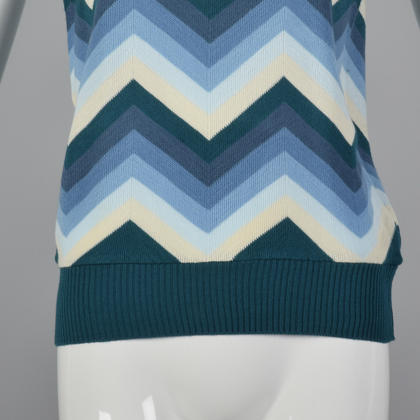 1980s Zig Zag Sweater Vest