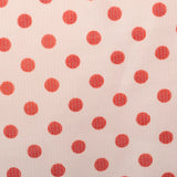 1960s White Blouse with Red Polka Dots