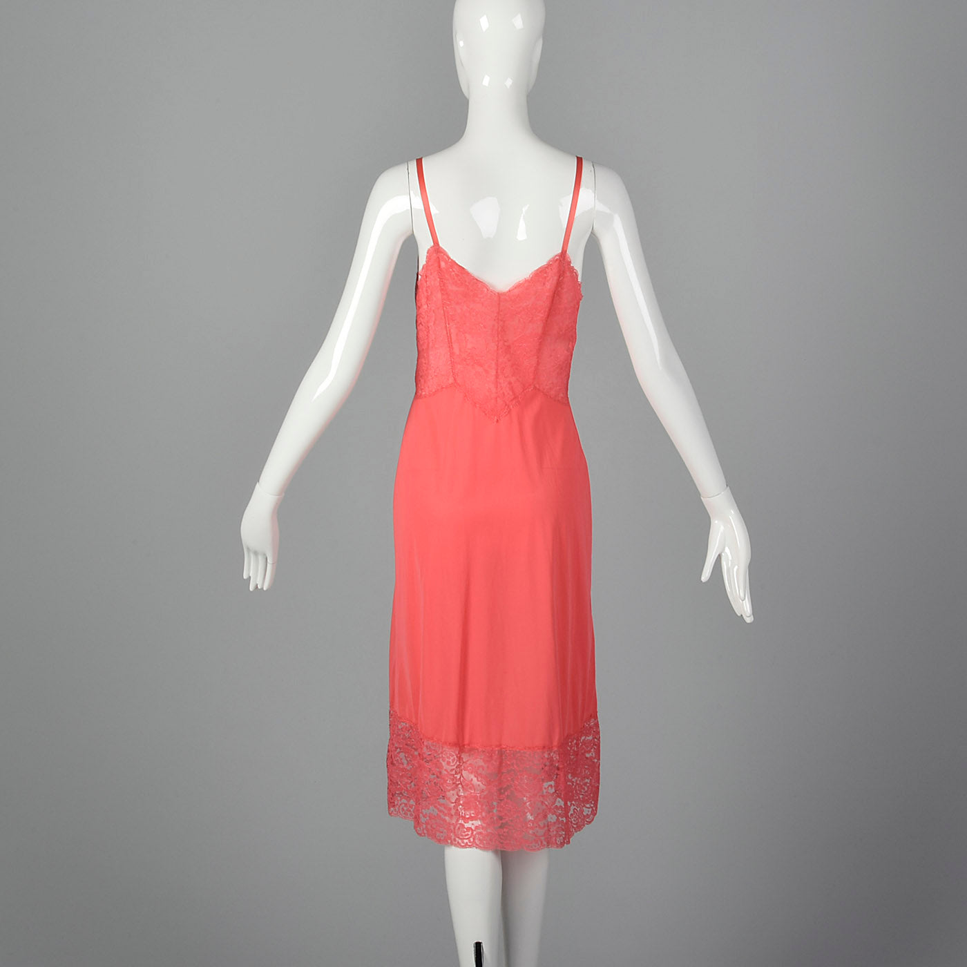 1960s Vanity Fair Bright Pink Slip