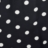1980s Black and White Polka Dot Dress