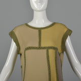 XS 1960s Patchwork Dress