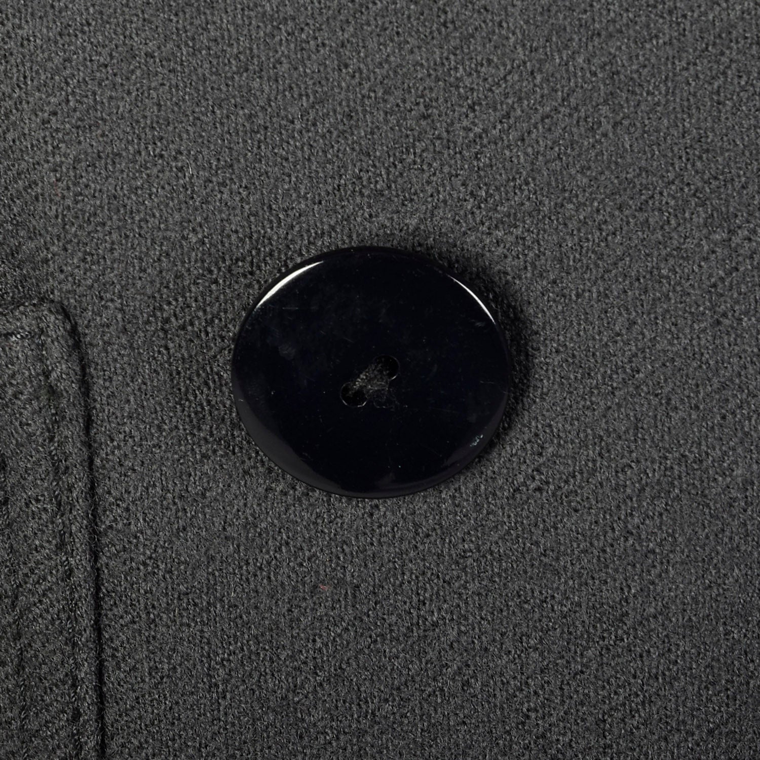 Medium Louis Feraud 1980s Double Breasted Gray Coat
