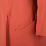 XL 1980s Blazer Curvy Sexy Hourglass Inverted Notch Collar Professional Jacket