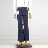 Deadstock 1970s Men's Dark Indigo Cone Denim Bell Bottom Jeans